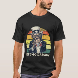 Letar upp Darwin Retro Gift  T Shirt