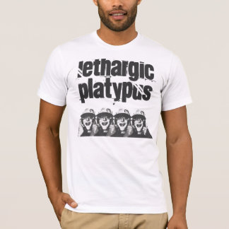 Letargisk näbbdjur 4 huvud t-shirt
