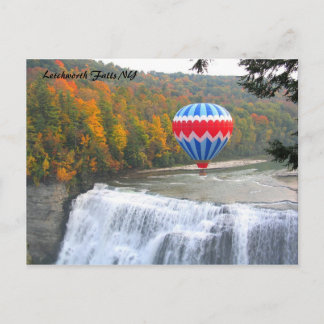 Letchworth Falls NY Vykort