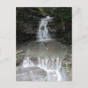 Letchworth State Park Cascading Waterfalls Vykort