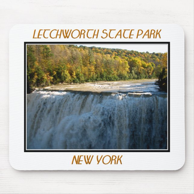 Letchworth State Park Mitten Falls Musmatta (Framsidan)