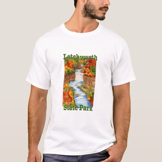 Letchworth State Park, New York T Shirt (Framsida)