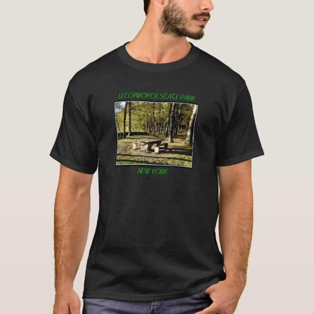 Letchworth State Park - Tea Bord Sten Tee Shirt (Framsida)