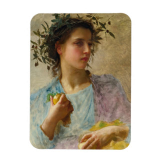 l'ete (sommartid) av William-Adolphe Bouguereau Magnet