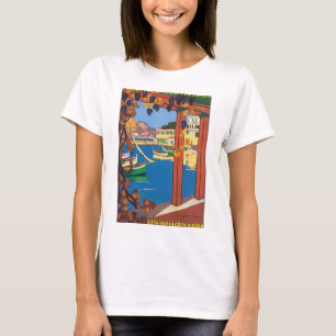 L'Ete Sur La Cote d'Azur Vintage resor Poster Tee