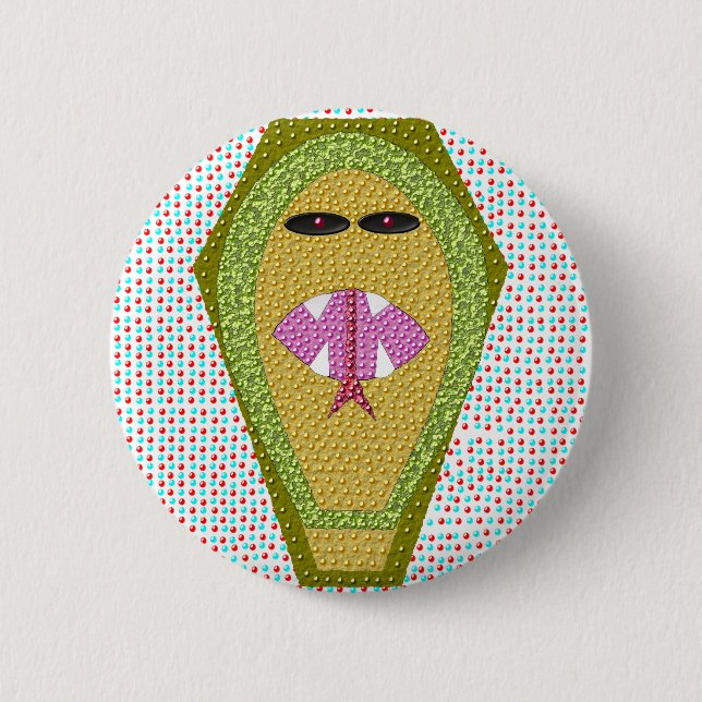 Lethal Egyptian Cobra Button Knapp (Framsida)