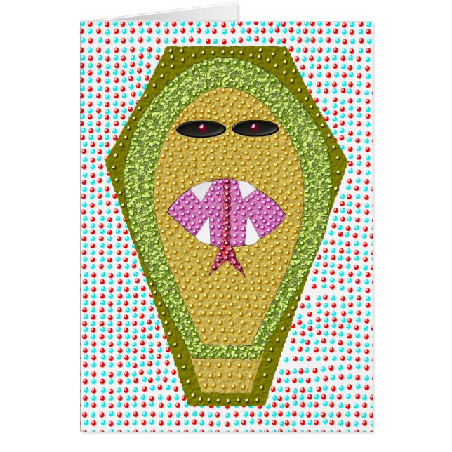 Lethal Egyptian Cobra Card Hälsningskort (Framsidan)