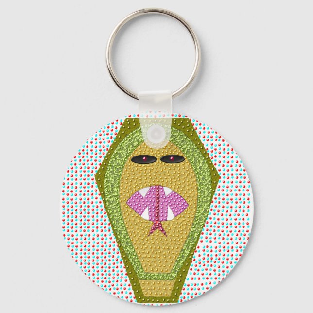 Lethal Egyptian Cobra Keychain Nyckelring (Framsida)