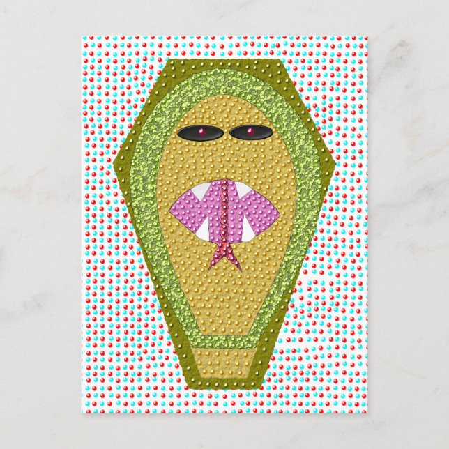 Lethal Egyptian Cobra Postcard Vykort (Framsida)