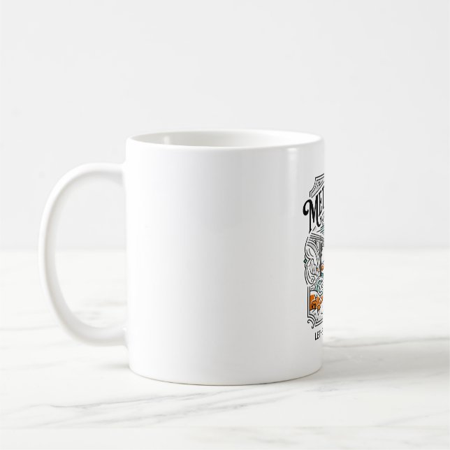Lethbridge Alberta High Level Bridge Illustration Kaffemugg (Vänster)
