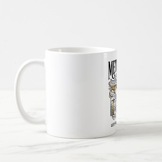Lethbridge Alberta High Level Bridge Illustration Kaffemugg (Vänster)