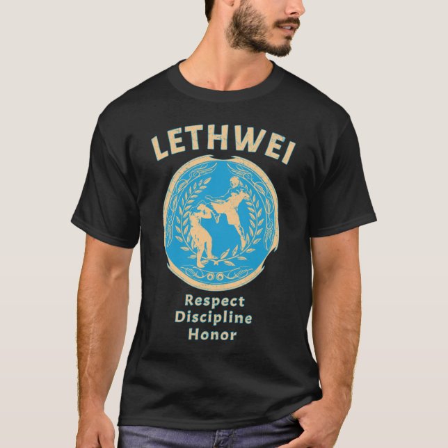 Lethwei Burmese Boxing T-Shirt (Framsida)