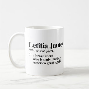 Letitia James Definition - A modig shero Kaffemugg