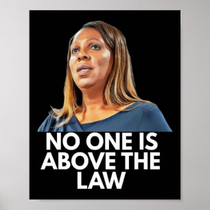 Letitia James. Ingen står över lagen Poster