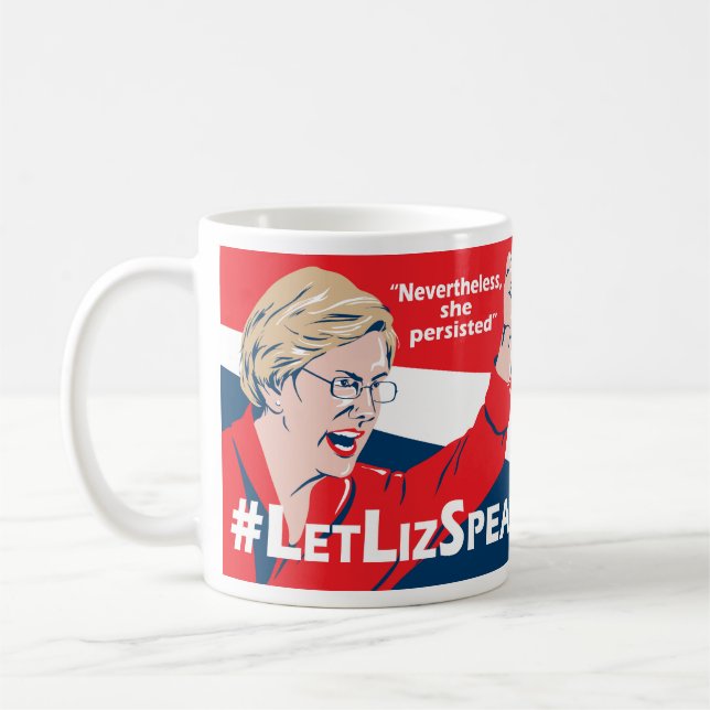 #LetLizSpeakElizabeth Warren mugg - vid (Vänster)