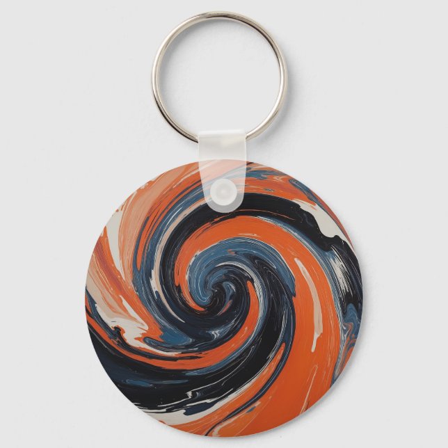 L'Étreinte du Feu et de l'Eau Nyckelring (Framsida)