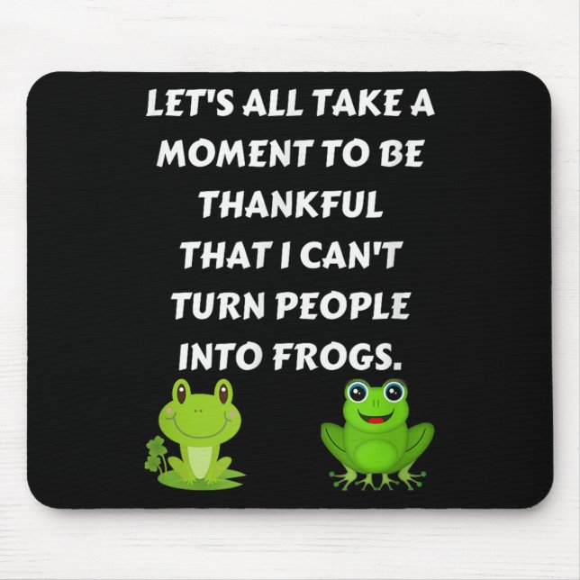 Let's All Be Thankful That I Can't Turn People Int Musmatta (Framsidan)