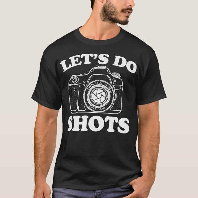 Lets att ta bilder med roligt fotografi..  t shirt (Framsida)
