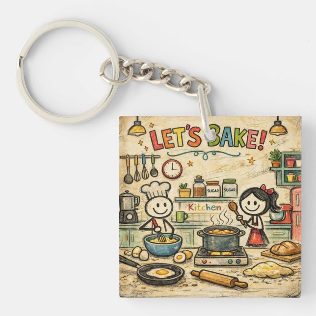 Let's Bake Keychain (Framsidan)
