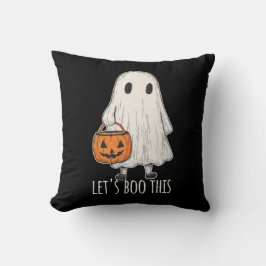 Let's Boo This Fun Ghost Trick or Treat Kudde