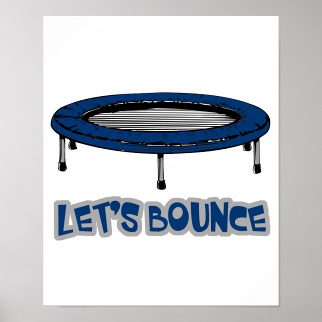 Lets Bount Trampoline Poster (Framsidan)