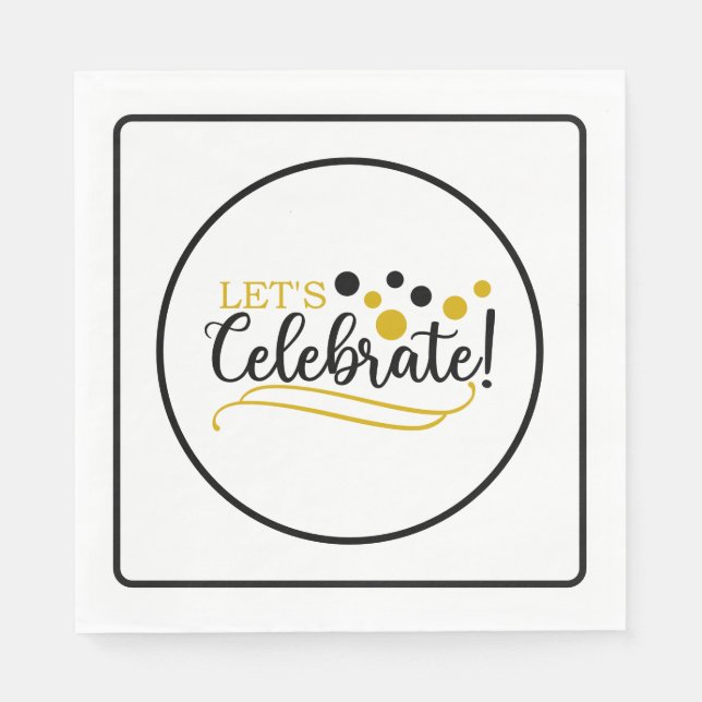 Lets Celebrate  Pappersservett (Framsidan)