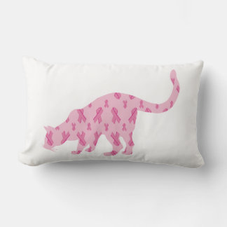 Lets Cure Cancer Cat Lumbarkudde