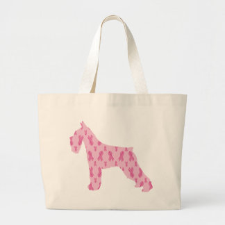Lets Cure Cancer Ribbon Schnauzer Jumbo Tygkasse