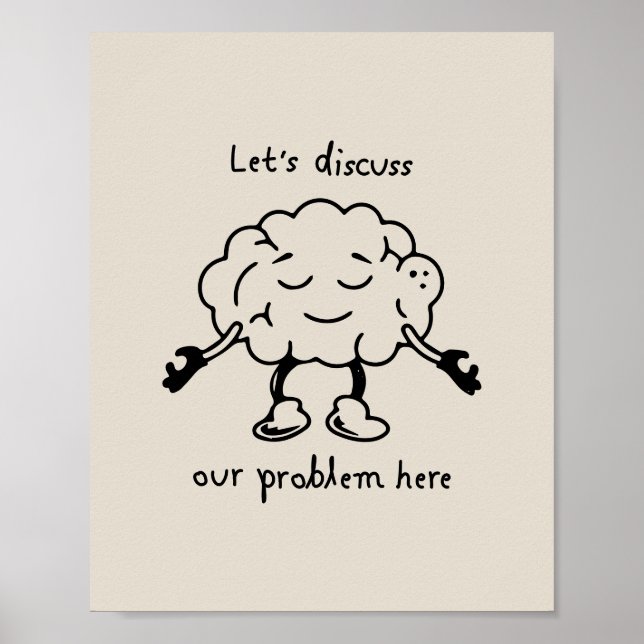Let's Discuss our problems here Poster (Framsidan)