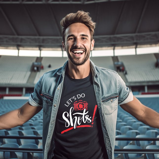 Let's Do Shots Photography T Shirt (Skapare uppladdad)