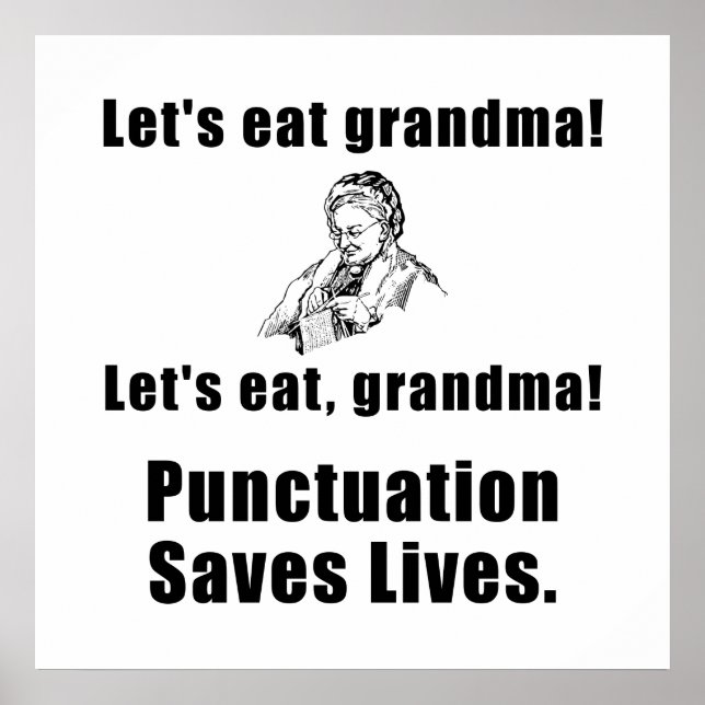 Lets Eat Grandma Poster (Framsidan)