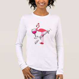 Lets Flamingle Funny Flamingo-julklackarna T Shirt