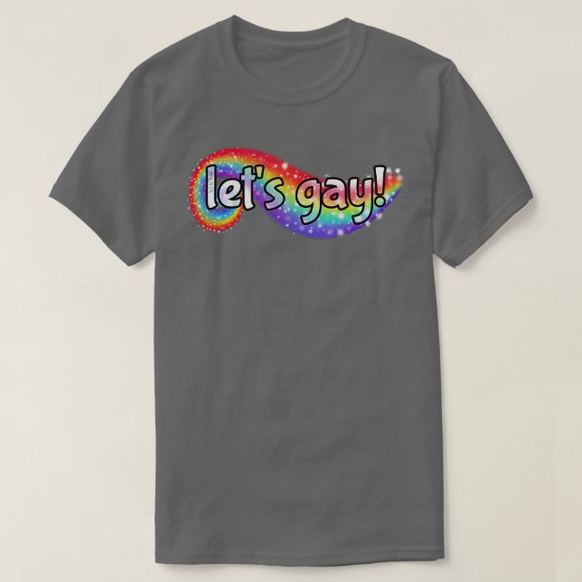 Lets Gay T Shirt (Design framsida)