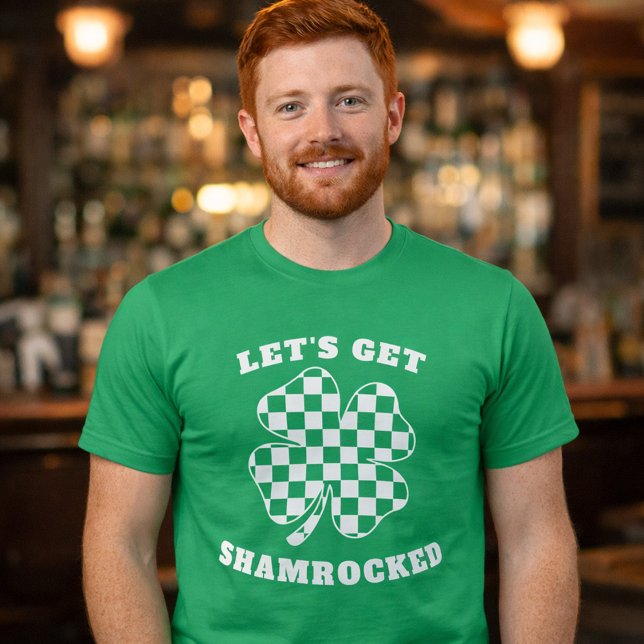 Lets Get Shamrocked Funny St Patricks Day Shamrock T Shirt (Let's Get Shamrocked Funny St Patrick's Day Shamrock T-Shirt)