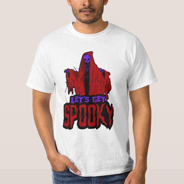 Let's get Spooky T Shirt (Framsida)