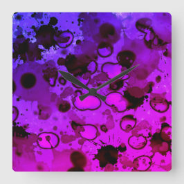 let's get to staining Wall Clock Fyrkantig Klocka