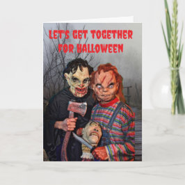 Let's get together for Halloween. Kort