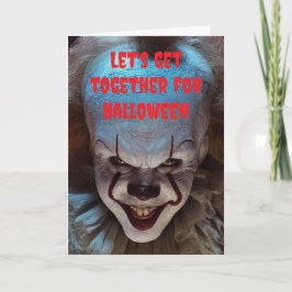 Let's get together for Halloween. Kort