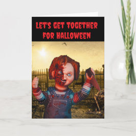 Let's get together for Halloween. Kort