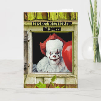 Let's get together for Halloween. Kort