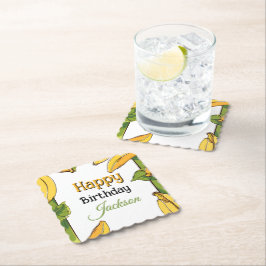 Let's Go Bananas Any Age Birthday Party Underlägg Papper