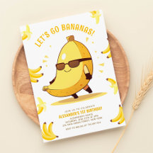 Let's Go Bananas Roligt Birthday
