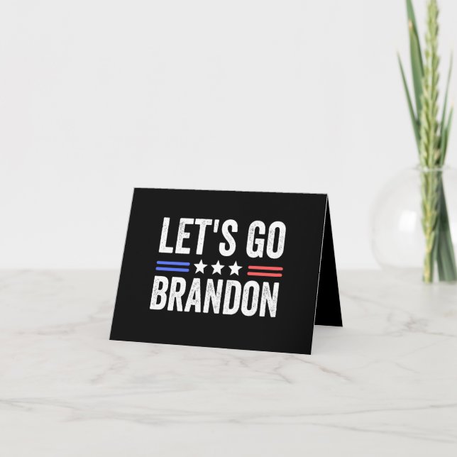 Let's Go Brandon Anteckningskort (Framsida)