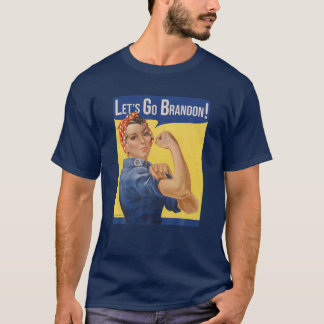 Let's Go Brandon Blue T Shirt