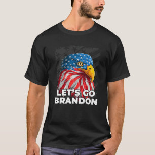Lets Go Brandon Branson USA flagga Branbon Branon T Shirt
