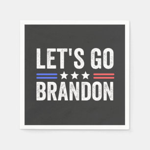 LET'S GO BRANDON Cardinal Pappersservett