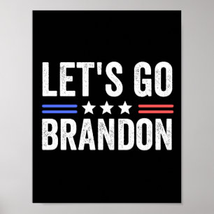 LET'S GO BRANDON Cardinal Poster