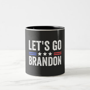 LET'S GO BRANDON Cardinal Två-Tonad Mugg