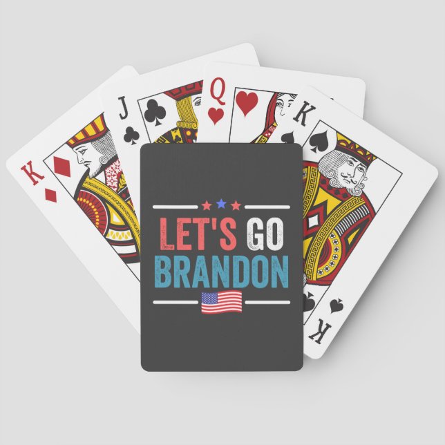 Let's Go Brandon Casinokort (Baksidan)
