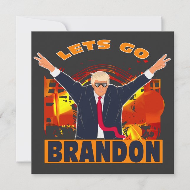 Let's Go Brandon Funny Anti Biden Trump Political  (Framsida)